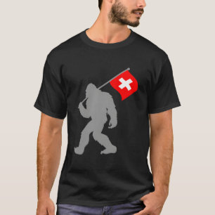 Camiseta Bandeira Suíça ou Bandeira da Suíça
