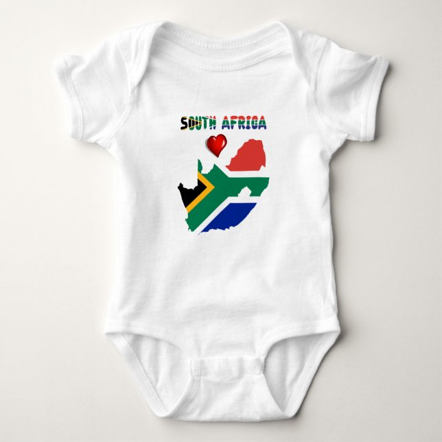 Camiseta Bandeira sul-africana (Frente)