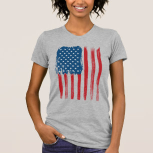 Camiseta Bandeira T-Shirt-Patriotic