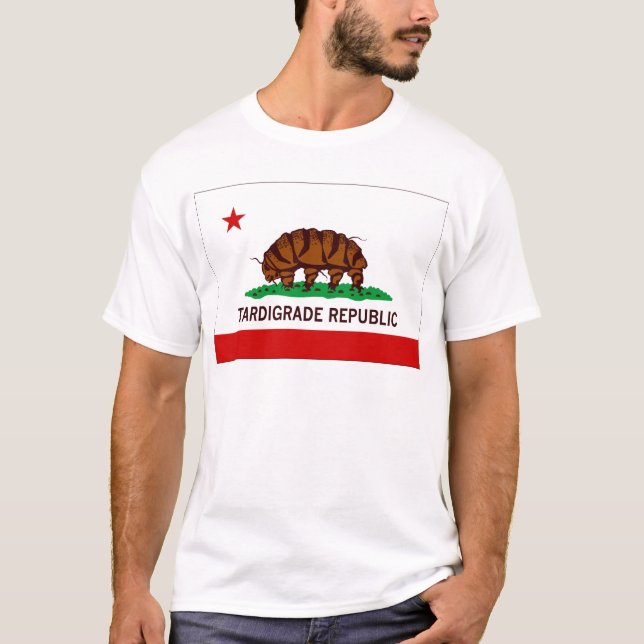 Camiseta Bandeira Tardigrade da república (Frente)
