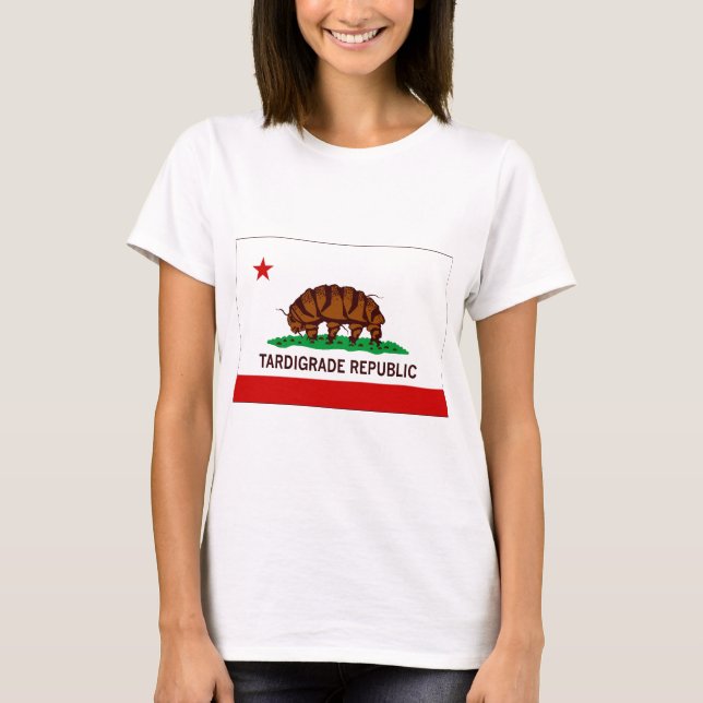 Camiseta Bandeira Tardigrade da república (Frente)