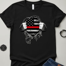 Bandeira Thin Red Line "Super Herói" Bombeiro