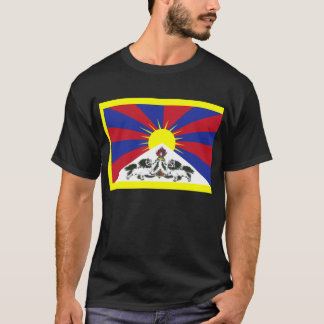 Camiseta Bandeira tibetana + OM mani