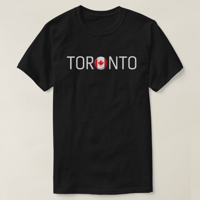 Camiseta Bandeira Toronto Canadá  (Frente do Design)