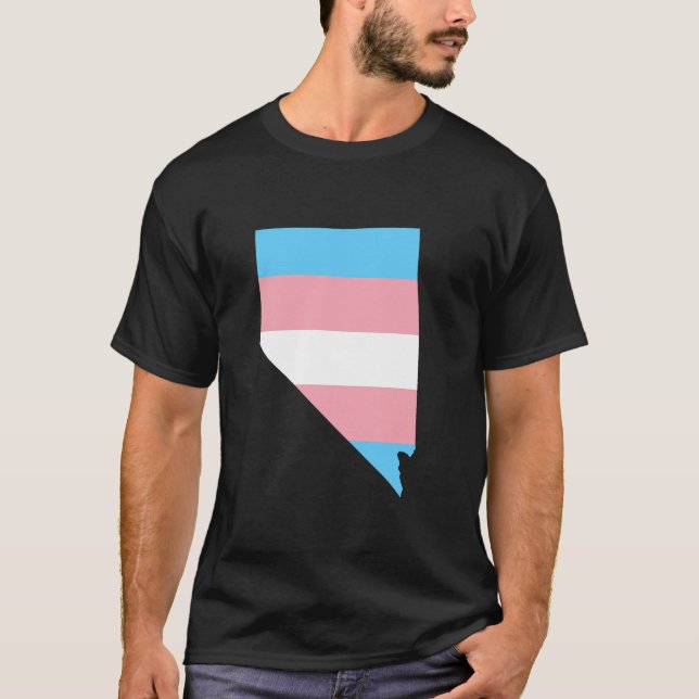 Camiseta Bandeira Trans Nevada Orgulho LGBT Apoio família (Frente)