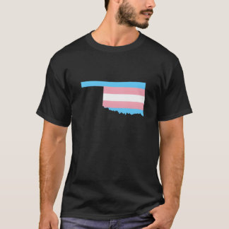 Camiseta Bandeira Trans Oklahoma Apoio família Orgulho LGBT