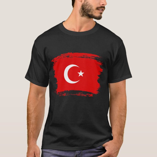 Camiseta Bandeira turca (Frente)