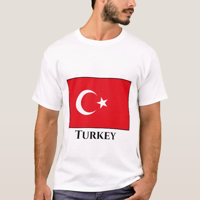 Camiseta Bandeira Turca (Frente)