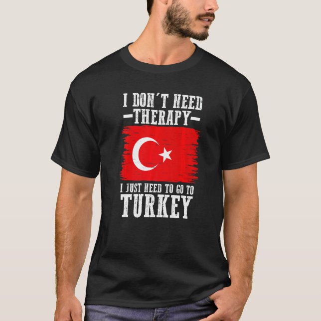 Camiseta Bandeira Turca da Turquia  3 (Frente)
