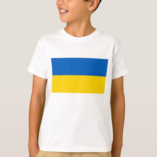Camiseta Bandeira ucraniana (Frente)