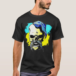 Camiseta Bandeira Ucraniana Cossack Perfeito Para A Ucrâni