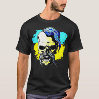 Camiseta Bandeira Ucraniana Cossack Perfeito Para A Ucrânia
