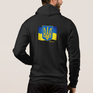 Camiseta Bandeira ucraniana, Emblem & Ucrânia moda/esporte