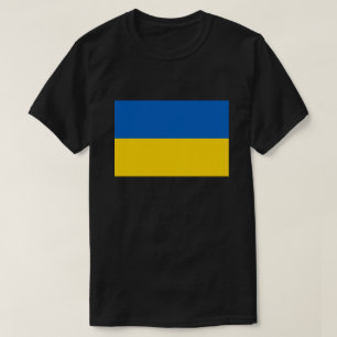 Camiseta Bandeira Ucraniana Solidariedade