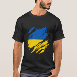 Camiseta Bandeira Ucraniana Ucrânia