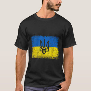 Camiseta Bandeira ucraniana vintage Ucrânia Exército Ucrâni