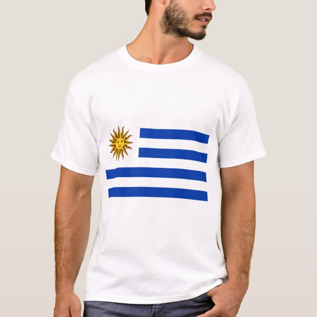 Camiseta Bandeira Uruguaia (Uruguai) (Frente)