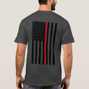Camiseta Bandeira US Spyder Ryders - 2S Linha Vermelha Fina