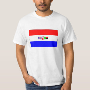 Camiseta Bandeira velha de África do Sul