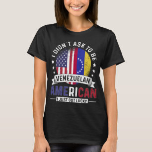 Camiseta Bandeira venezuelana americana Orgulho Venezuela