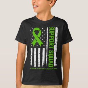 Camiseta Bandeira Verde de Conscientização sobre Doenças Re