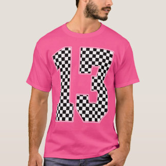 Camiseta Bandeira Verificada com 13 Race Race 13