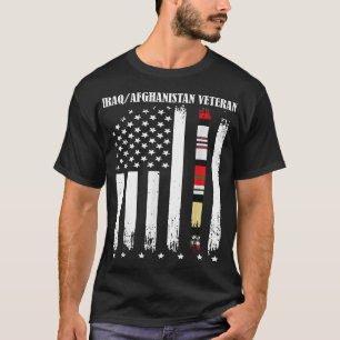 Camiseta Bandeira Veterana do Afeganistão Ortodia
