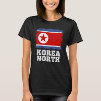 Bandeira Vintage Coreia Norte País Retro Bandeira