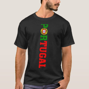 Camiseta Bandeira Vintage de Portugal Orgulho das Raízes Po