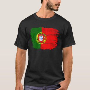Camiseta Bandeira Vintage de Portugal para Portugueses