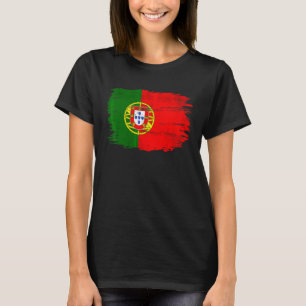Camiseta Bandeira Vintage de Portugal para Portugueses
