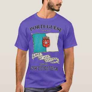 Camiseta Bandeira Vintage do País Portugal