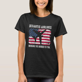 Camiseta Bandeira Vintage EUA - DeSantis Airlines