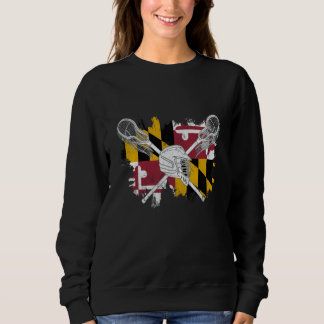 Camiseta Bandeira Vintage Lacrosse Maryland