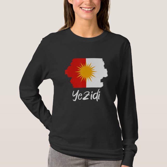 Camiseta Bandeira Yezidi Ezidi (Frente)