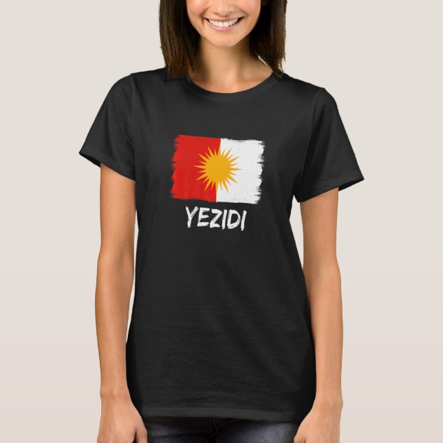 Camiseta Bandeira Yezidi Ezidi (Frente)