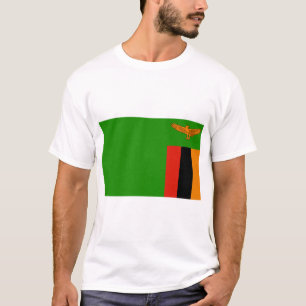 Camiseta Bandeira Zâmbia