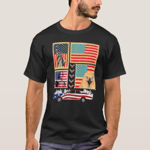 Camiseta Bandeiras Americanas: Estados Unidos Da América US