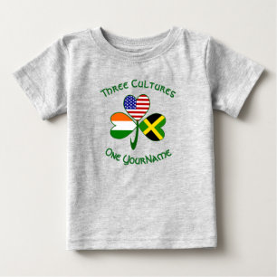 Camiseta Bandeiras Americanas Irlandesas Jamaicanas Trevo S