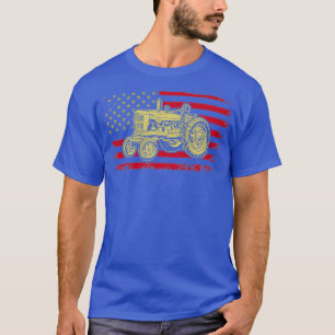 Camiseta Bandeiras Americanas Veículos de Fazenda