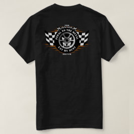 Camiseta Bandeiras com volante de carro desportivo Bandeira
