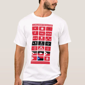 Camiseta Bandeiras da revolução filipino