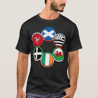 Camiseta Bandeiras das Nações Celtas