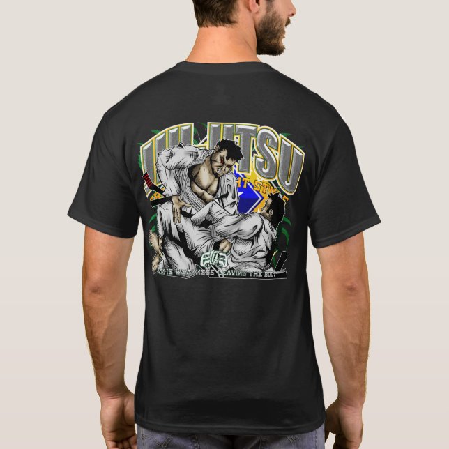 Camiseta Bandeiras de Jiu-Jitsu (Verso)