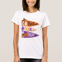 Bandeiras de Pennant de Halloween 'Trick or Treat'