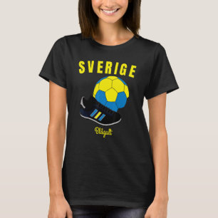 Camiseta Bandeiras de Suecia de Bandeira Sverige Soccer