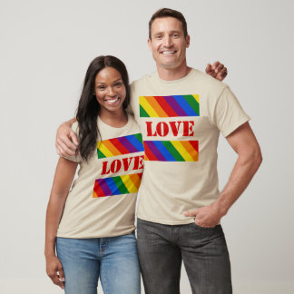 Camiseta Bandeiras do Arco-Íris LGBTQ+ para o Mês do Orgulh