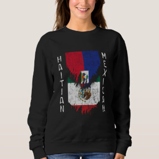 Camiseta Bandeiras do Haiti Mexicano Trituradas no Haiti Mé