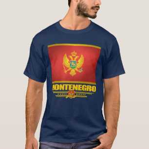 Camiseta Bandeiras do Montenegro