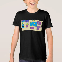 Camiseta bandeiras do mundo